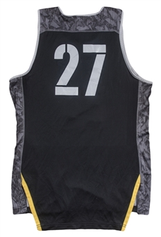 2017 Zion Williamson Game Used Adidas Nations Jersey Photo Matched To 8/6/2017 EARLIEST EXISTING PHOTO MATCHED ZION JERSEY!(Resolution Photomatching)